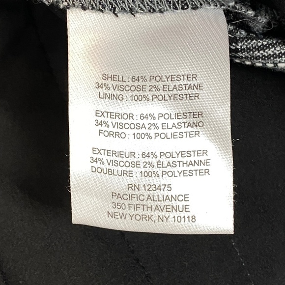 Ellen Tracy Dress Pants Sz 10 Gray Plaid Straight Leg - Picture 10 of 11